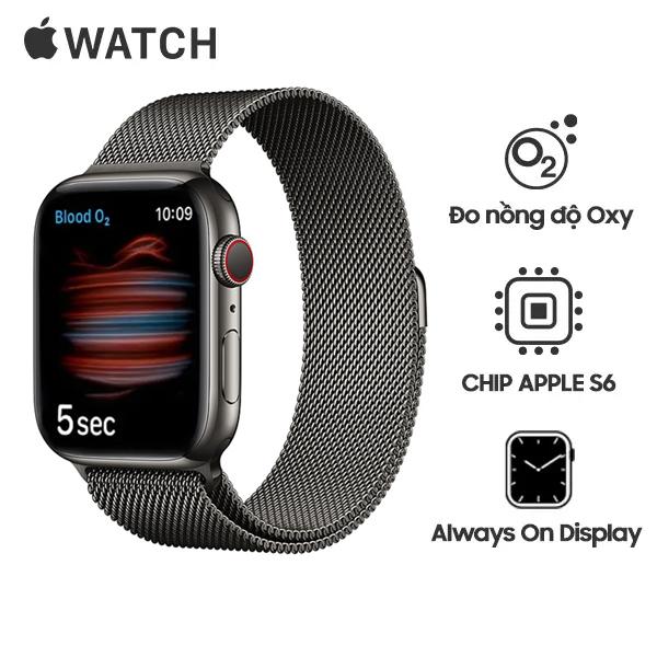 Apple Watch Series 6 44mm Viền Thép Mới