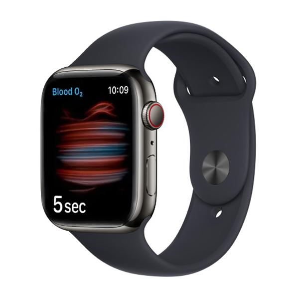 Apple Watch Series 6 44mm Viền Thép Dây Cao Su Chính Hãng VN/A