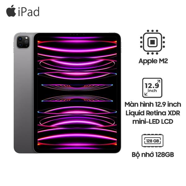 iPad Pro M2 12.9 inch 2022 Wifi 5G 128GB Chính Hãng