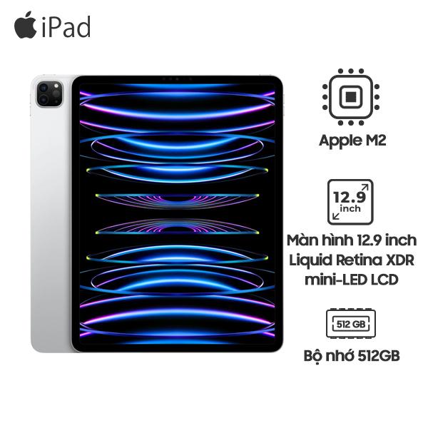 iPad Pro M2 12.9 inch 2022 Wifi 5G 512GB Chính Hãng
