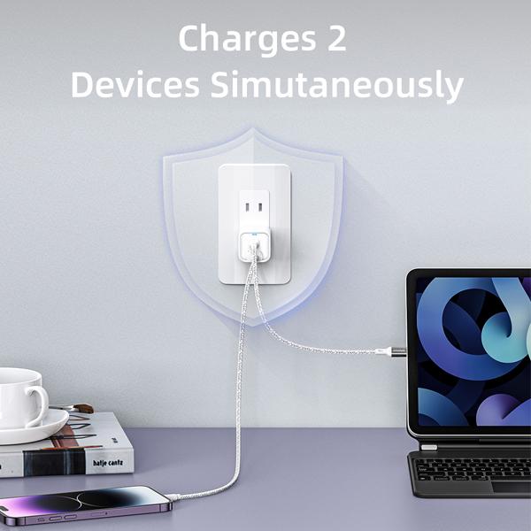 Sạc Nhanh Innostyle MiniCube Gan II PPS/PD 35W 2 Cổng