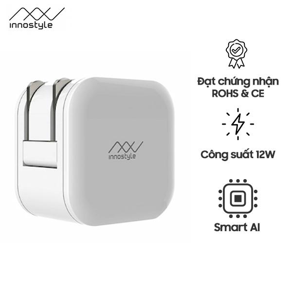 Sạc Innostyle MiniGo 2 USB-A 12W Smart AI Charging
