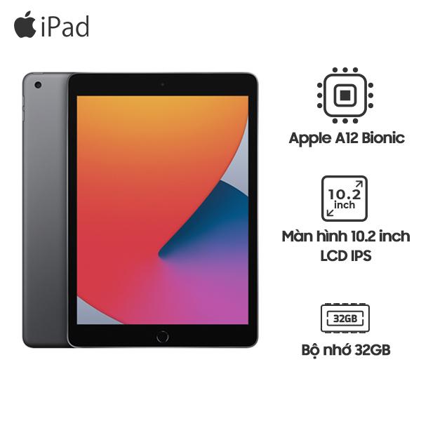 iPad Gen 8 10.2 inch Wifi Cellular 32GB Cũ 99%