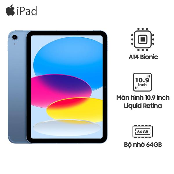 iPad Gen 10 10.9 inch 2022 Wifi 5G 64GB 98%