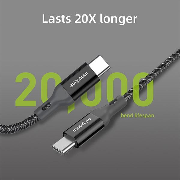 Cáp Innostyle Powerflex Usb-C To C 1.5m 60w
