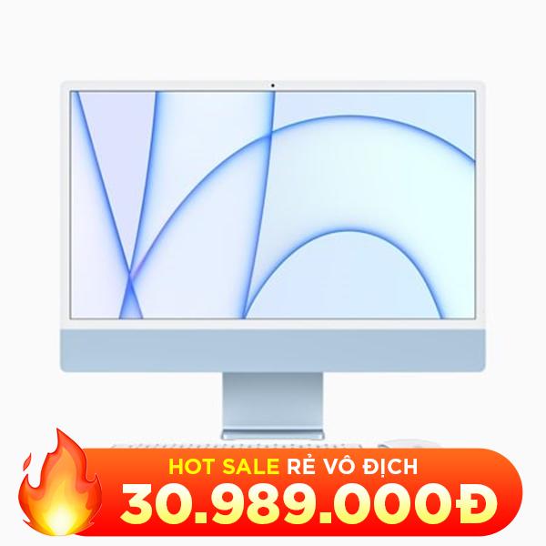 iMac 2021 M1 24 Inch Retina 4.5K 8GPU/ 8G/ 256GB SSD Chính Hãng