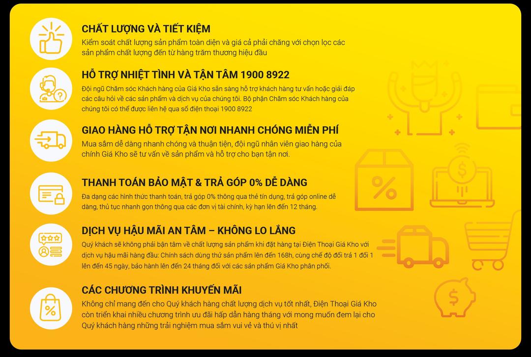 Đặc quyền d&agrave;nh cho kh&aacute;ch h&agrave;ng khi mua h&agrave;ng tại Dienthoaigiakho