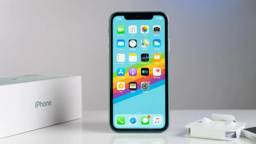 M&agrave;n h&igrave;nh độ ph&acirc;n giải cao tr&ecirc;n iPhone 11