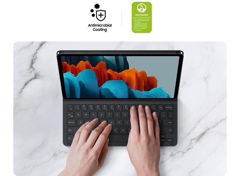 bao da b&agrave;n ph&iacute;m galaxy tab s8 bảo vệ khỏi vi khuẩn
