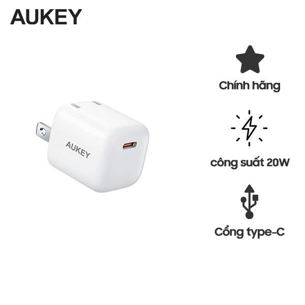 Củ Sạc Nhanh AUKEY PD 20W PA-B1 Pro