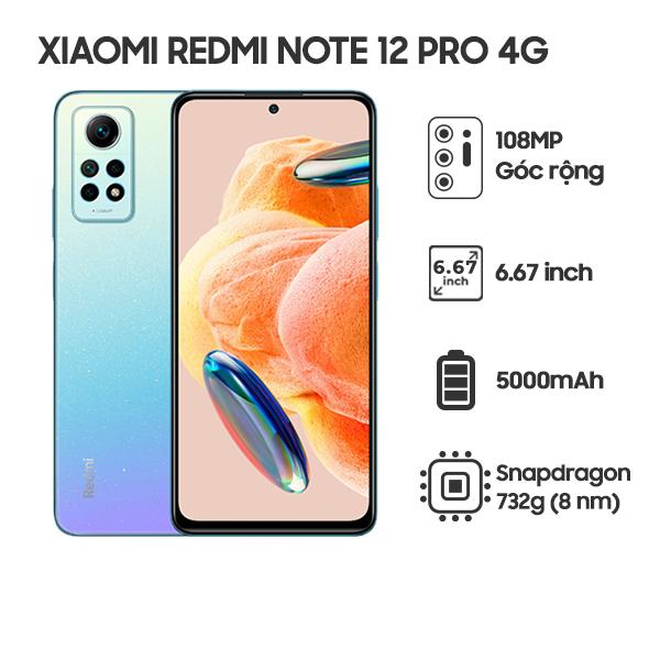 Xiaomi Redmi Note 12 Pro 4G 8GB/128GB Chính Hãng