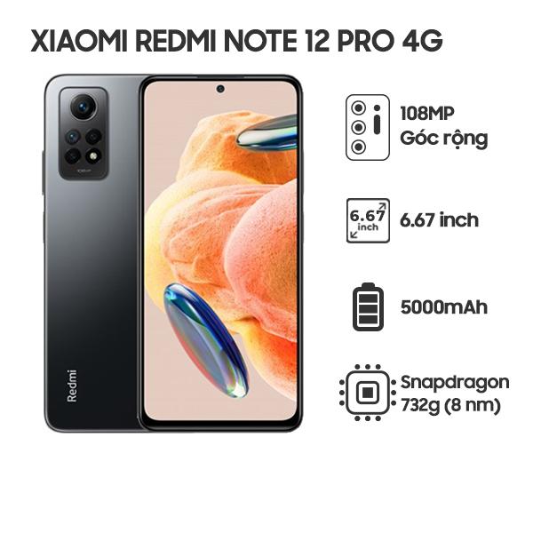 Xiaomi Redmi Note 12 Pro 4G 8GB/256GB Chính Hãng