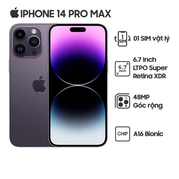 iPhone 14 Pro Max 128GB Cũ 99% - Sim Vật Lý