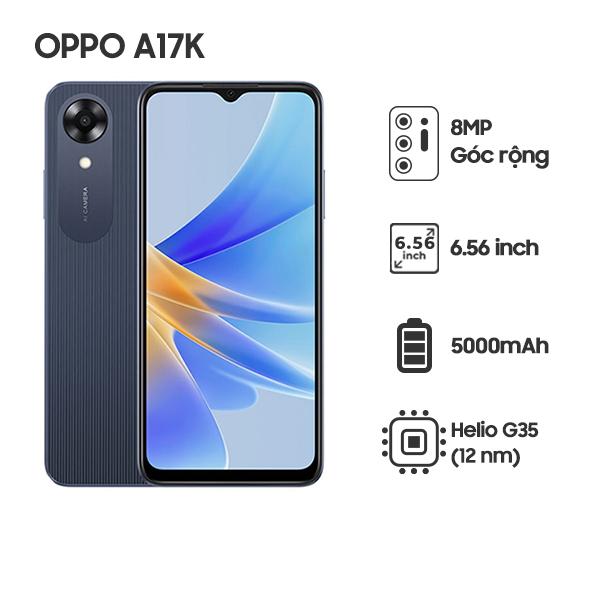 Oppo A17K 3GB/64GB Chính Hãng