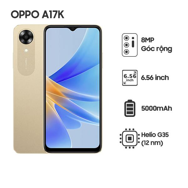 Oppo A17K 3GB/64GB Chính Hãng