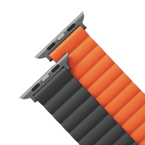 Dây Đeo UNIQ Revix Reversible Magnetic Silicone Strap (42/44/45mm) Chính Hãng