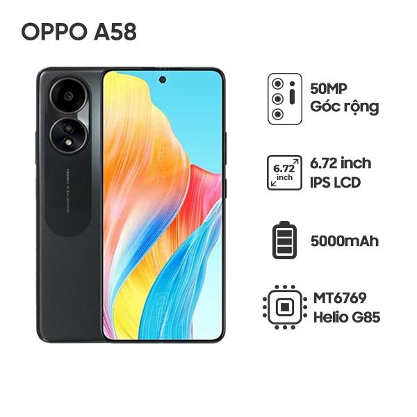 Oppo A58 4G 6GB/128GB Chính Hãng