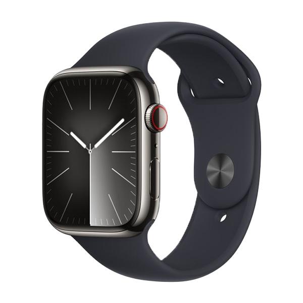 Apple Watch Series 9 41mm LTE Viền Thép Dây Cao Su Chính Hãng VN/A