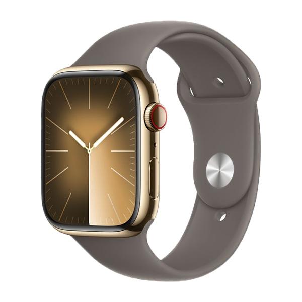 Apple Watch Series 9 45mm LTE Viền Thép Dây Cao Su Chính Hãng VN/A