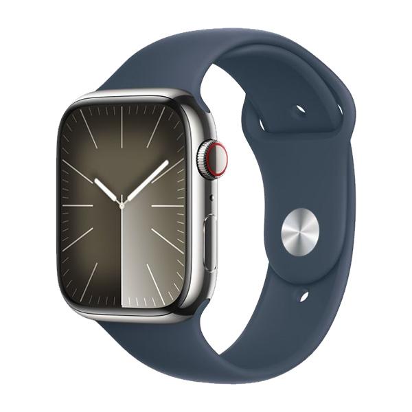 Apple Watch Series 9 41mm LTE Viền Thép Dây Cao Su Chính Hãng VN/A