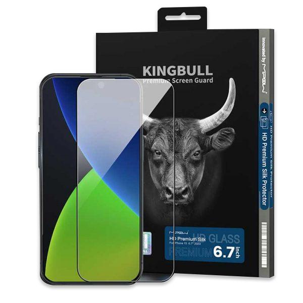 Miếng Dán Cường Lực Mipow KingBull HD Cho iPhone 15