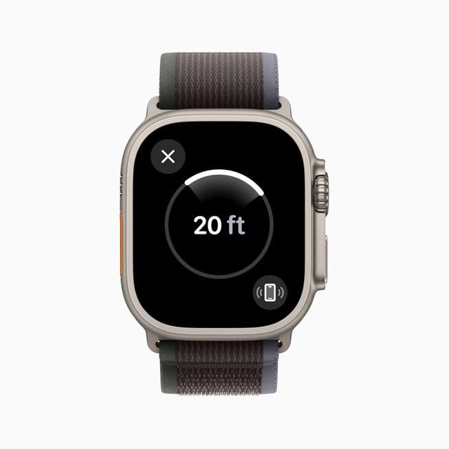 x&aacute;c định vị tr&iacute; tốt hơn tr&ecirc;n Apple Watch Ultra 2
