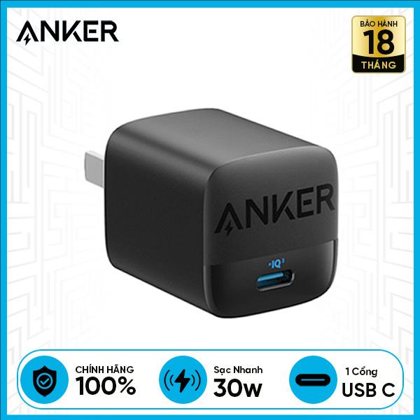 Củ Sạc Nhanh ANKER PIQ 3.0 GaN II 30W (A2639)