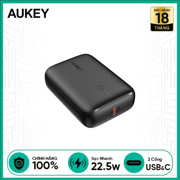 Pin Sạc Dự Phòng AUKEY Siêu Nhỏ Sạc Nhanh 22.5W 10.000mAh PB-N83S / PB-Y55 