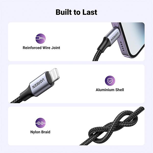Jack Chuyển UGREEN Lightning To 3.5 mm