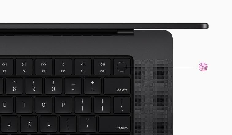 touch id tr&ecirc;n macbook pro m3