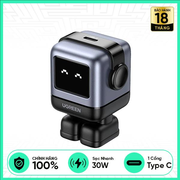 Củ Sạc Nhanh UGREEN GaN Nexode Robot USB-C 30W