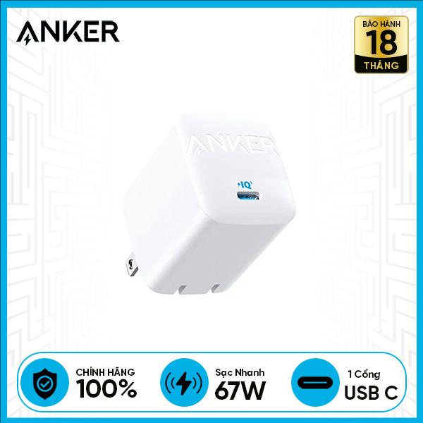 Củ Sạc Nhanh ANKER 316 USB-C 67W (A2671)