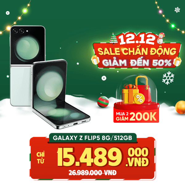 Samsung Galaxy Z Flip5 5G 8G/512GB Chính Hãng - BHĐT