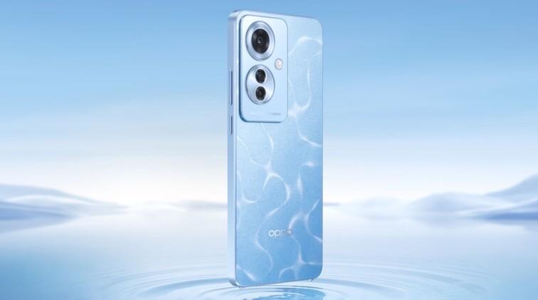 Oppo Reno 11 F m&agrave;u xanh