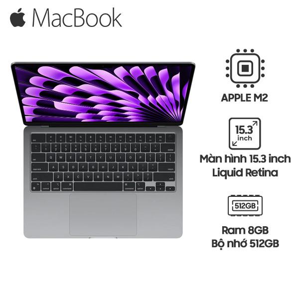 MacBook Air 2023 15 Inch Chip M2 8GB/512GB | Chính Hãng Apple Việt Nam