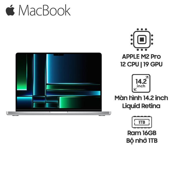 MacBook Pro M2 Pro 14.2 Inch (16GB/1TB) Chính Hãng
