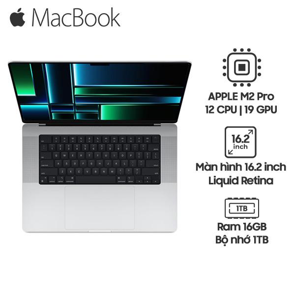 MacBook Pro 2023 16.2 Inch Chip M2 Pro 16GB | 1TB SSD Chính Hãng (MNW93, MNWD3)