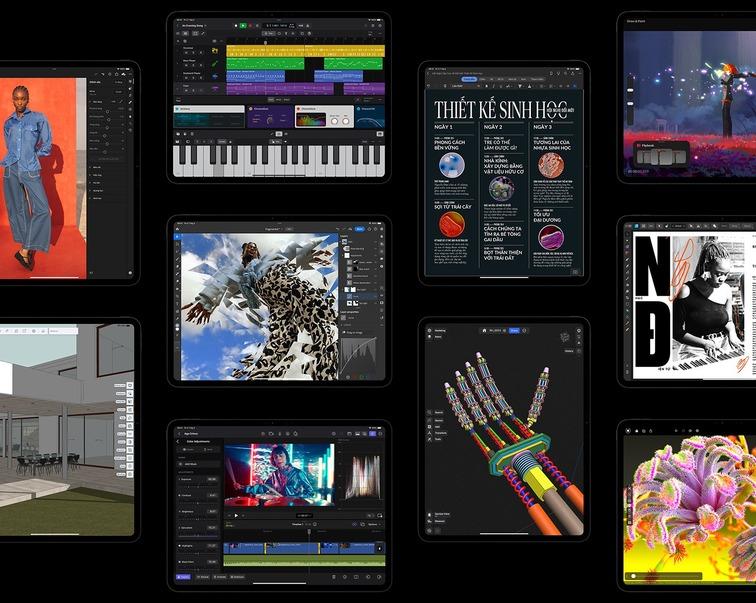 kho ứng dụng tr&ecirc;n ipad pro m4