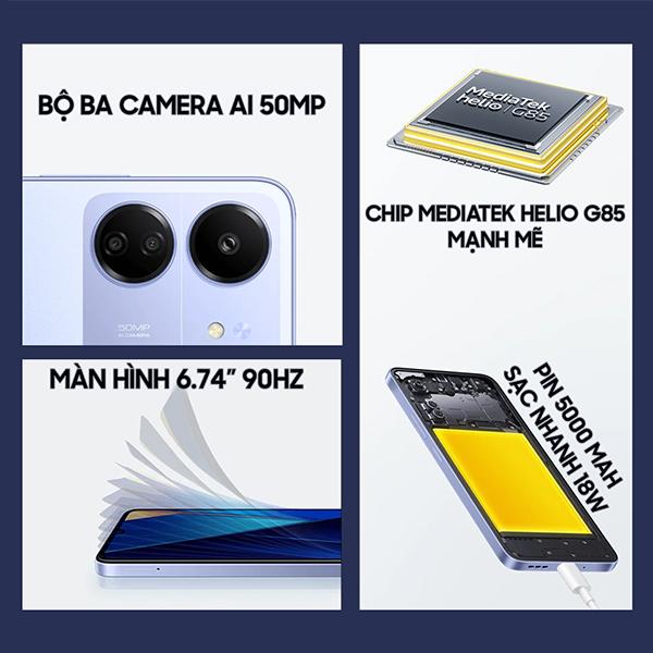 Xiaomi Poco C65 6GB/128GB Likenew - Fullbox