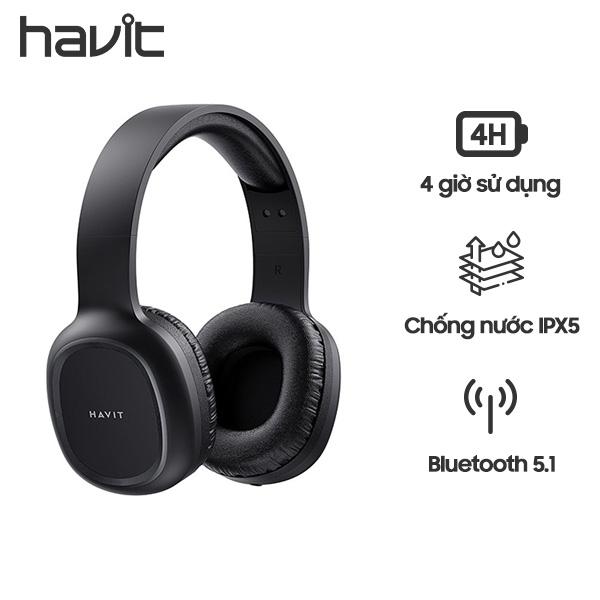 Tai Nghe Chụp Tai Havit H2590BT Pro