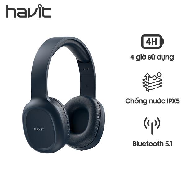 Tai Nghe Chụp Tai Havit H2590BT Pro