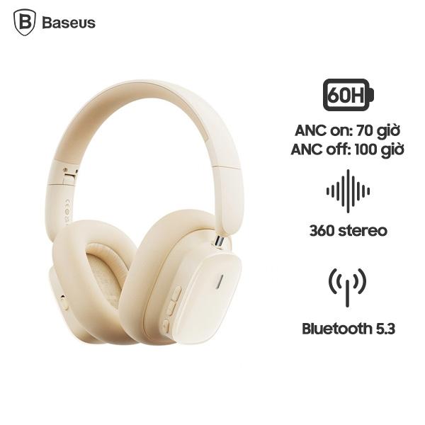 Tai Nghe Chụp Tai Chống Ồn Baseus Bowie H1i Noise-Cancellation Wireless Headphones