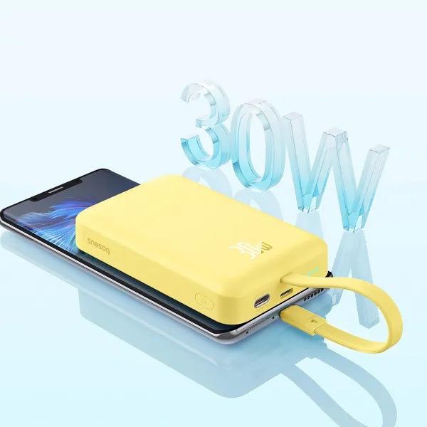 Pin Sạc Dự Phòng Không Dây Baseus Magnetic Mini Wireless 10.000mAh 30W