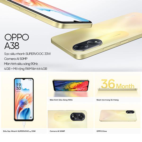 Oppo A38 4GB/128GB Likenew - Fullbox