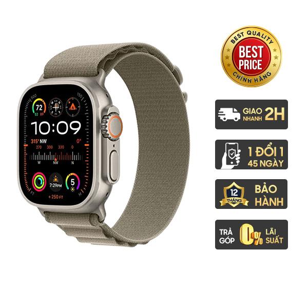 Apple Watch Ultra 2 49mm LTE Viền Titanium Dây Alpine Chính Hãng