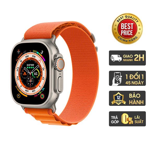 Apple Watch Ultra 49mm LTE Viền Titanium Dây Alpine Chính Hãng