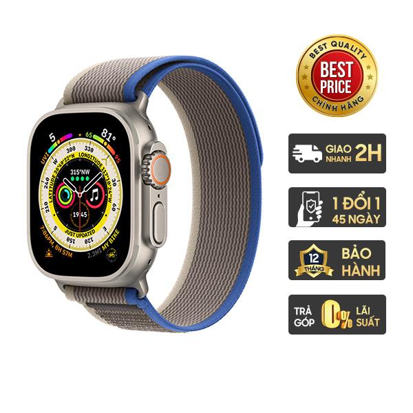 Apple Watch Ultra 49mm LTE Viền Titanium Dây Trail Chính Hãng