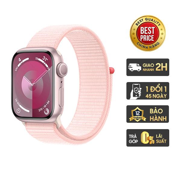 Apple Watch Series 9 41mm GPS Viền Nhôm Dây Vải Chính Hãng