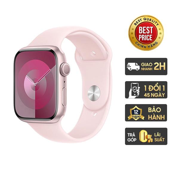 Apple Watch Series 9 41mm GPS Viền Nhôm Dây Cao Su Chính Hãng