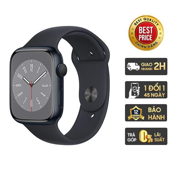 Apple Watch Series 8 41mm GPS Viền Nhôm Dây Cao Su Chính Hãng